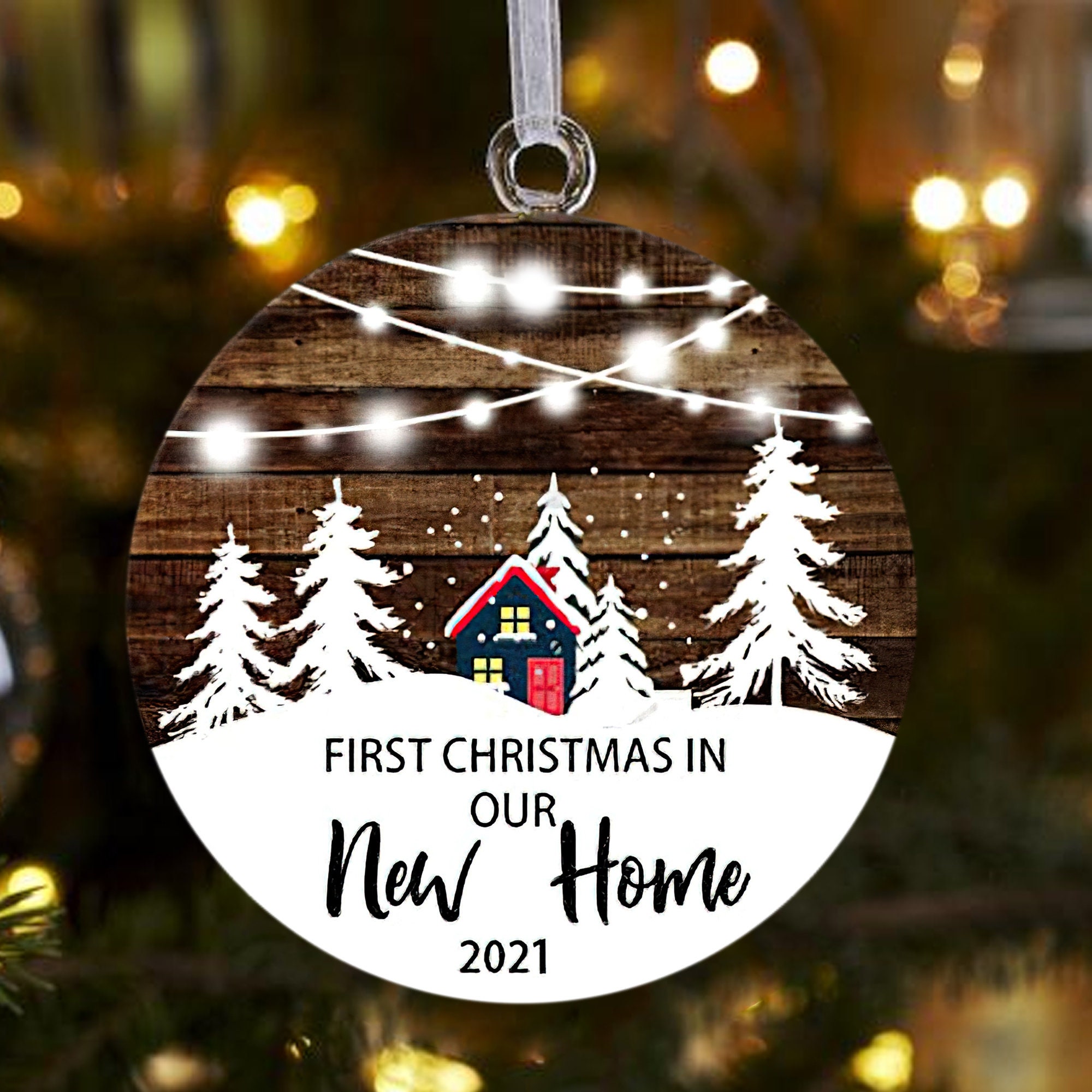 Ornament christmas 2021 Wooden Christmas decoration Your first Etsy