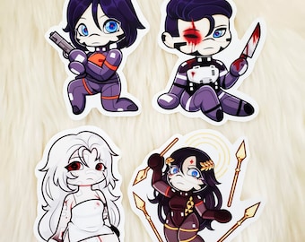 Signalis-stickers | Elster, Ariane, Adler, Falke