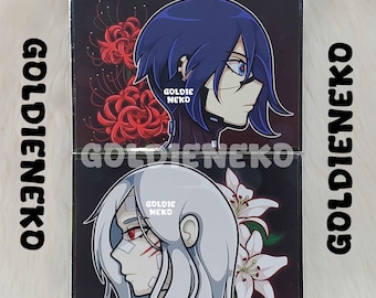 IN STOCK | Signalis Elster and Ariane Floral Art Boards | Shikishi Style 4"x6"