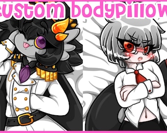 OPEN! Aangepaste BodyPillow Dakimakura Art Commission harige Anime Vtuber DND stijl