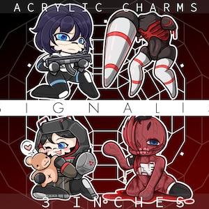 IN STOCK Chapter 3 Signalis keychains (3&quot;) elster, storch, mynah, gore adler merch