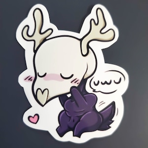 Kawaii Wendigo Wendiuwu Cute Cryptid Folklore 3" vinylsticker