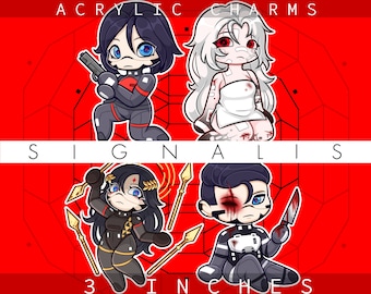 EN STOCK Llaveros Signalis (3&quot;) elster, adler, falke, ariane merch