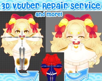 3D-model Vtuber Tower verenigt reparatieservice en portering (LEES BESCHRIJVING)