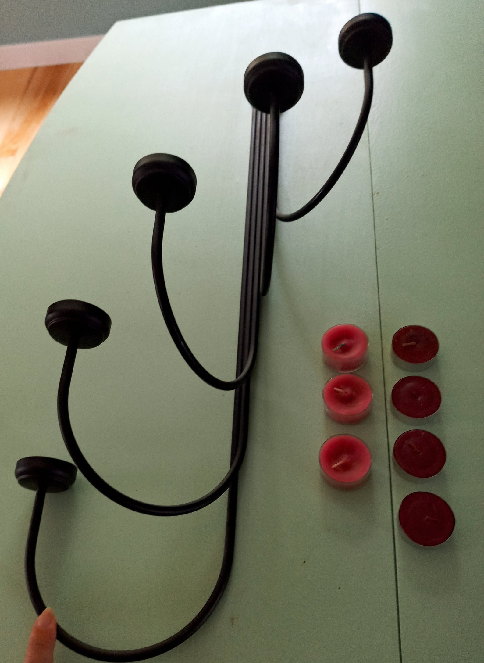 Partylite Wall Hanging Candle Holder 5 Tea Light Votive Etsy