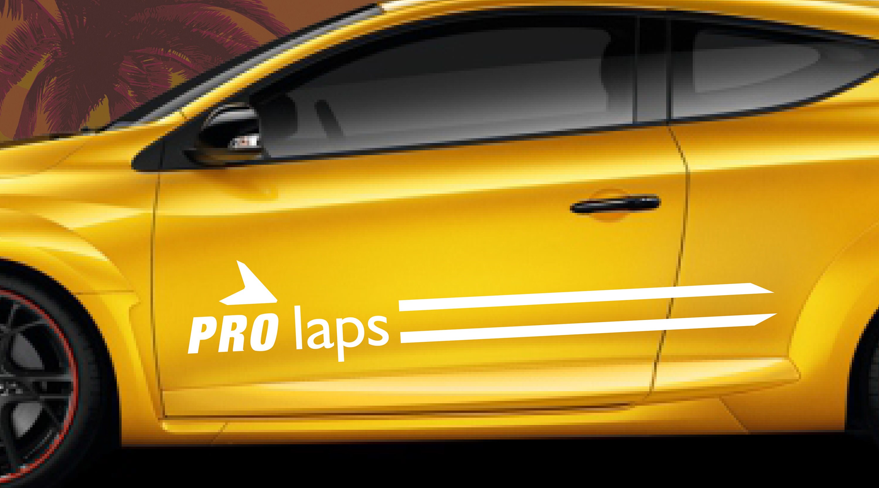 2x GTA Pro Laps car decal sticker Etsy