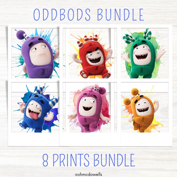 ODDBODS Art oddbods Prints Oddbods A4 Prints Physical Etsy Canada