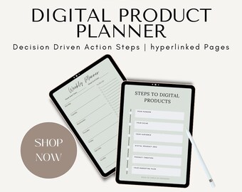 Digitale productplanner - stapsgewijze planner voor creatieve ondernemers - Goodnotes, Notability, Evernote, One Note pdf