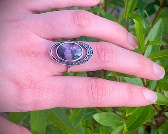 Sterling Silver Adjustable Ring