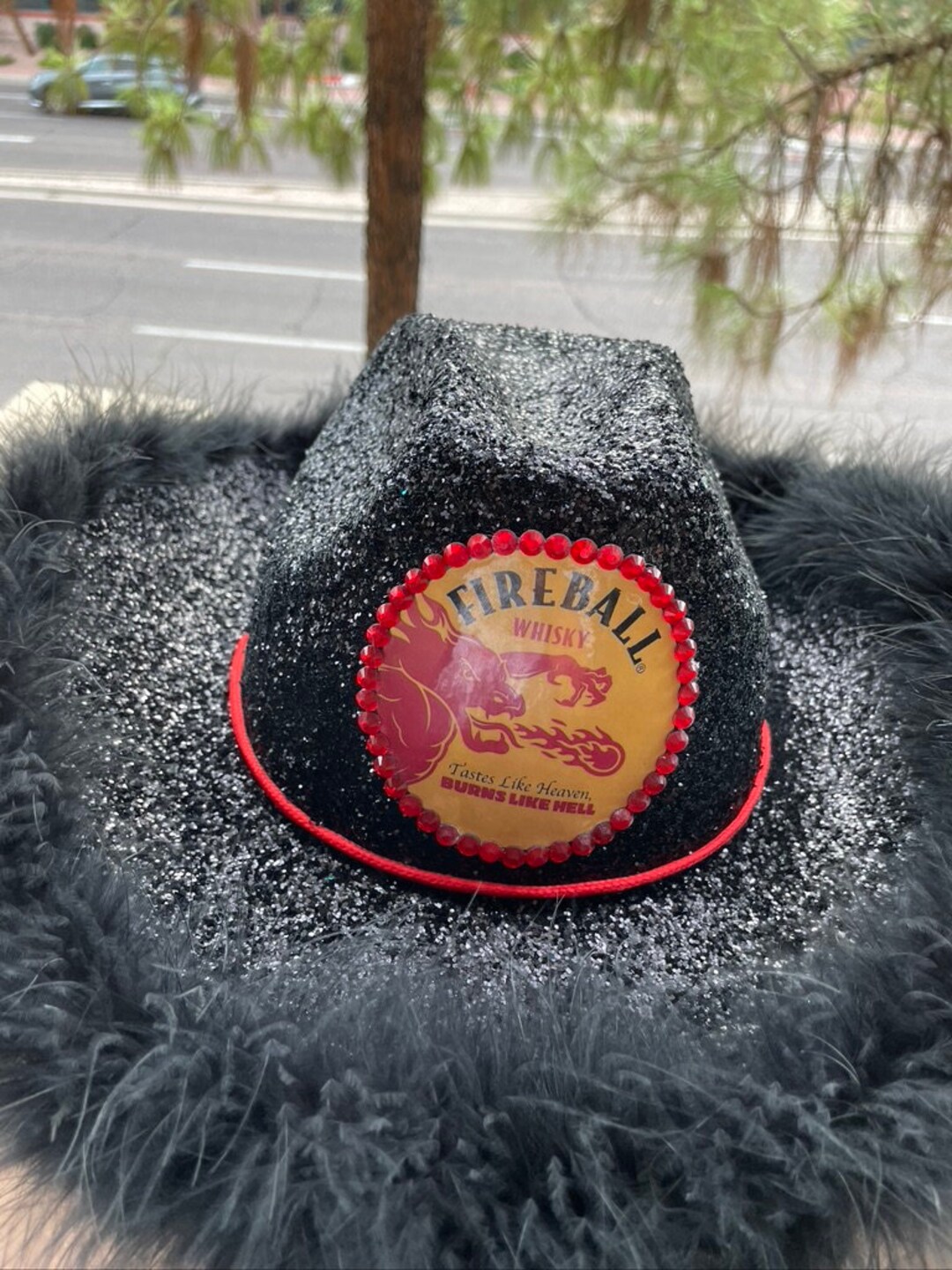 Glitter Cowgirl Hat Fireball