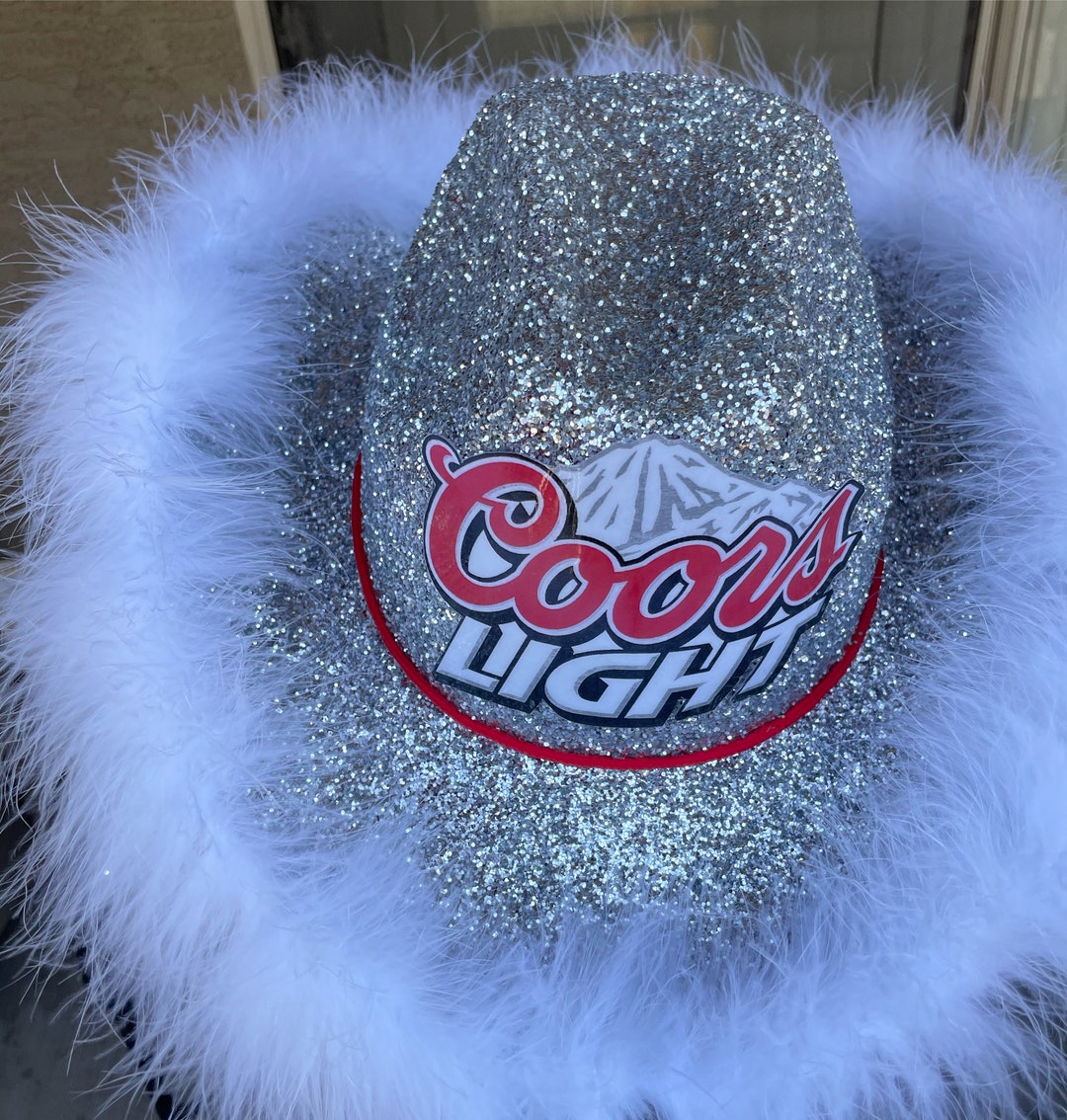 Glitter Cowboy Custom Alcohol Cowboy Hats Custom Cowboy Decorated - Main Image