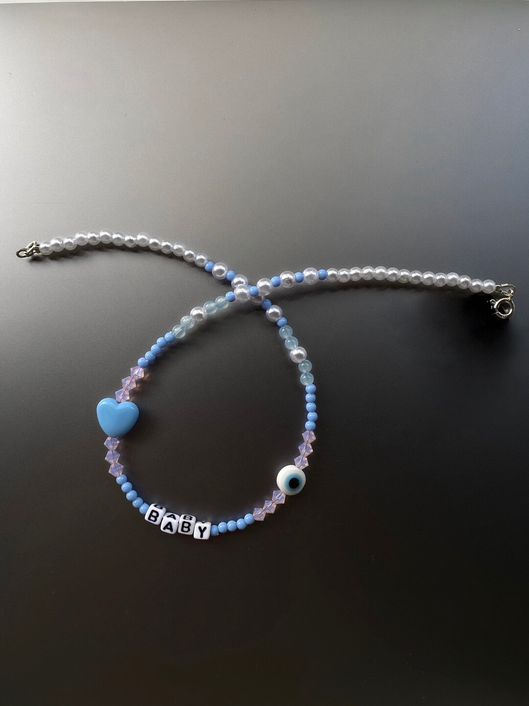 Baby Girl Pearl Necklace Etsy