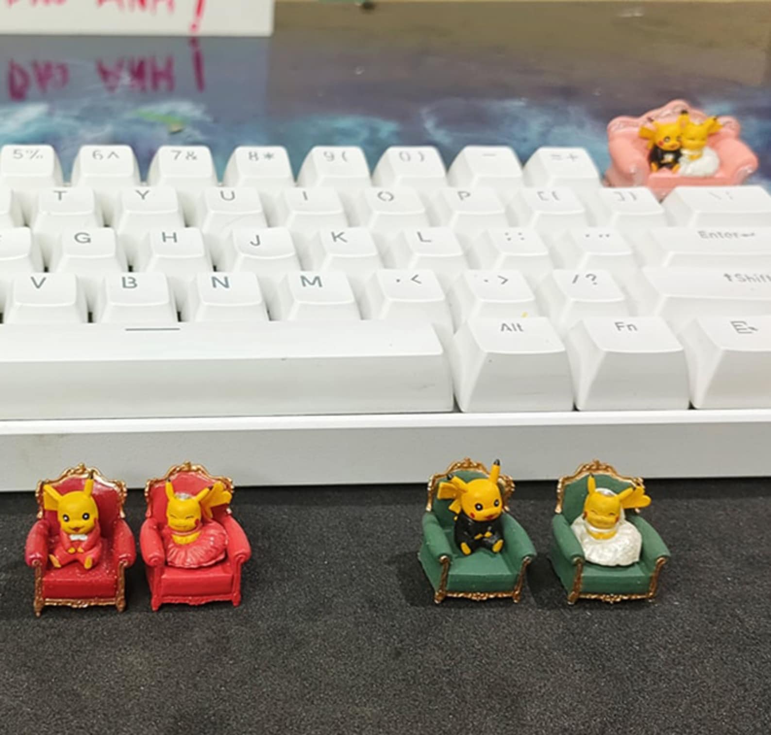 Keycaps anime custom set 2u anime keycap 2u artisan keycap Etsy