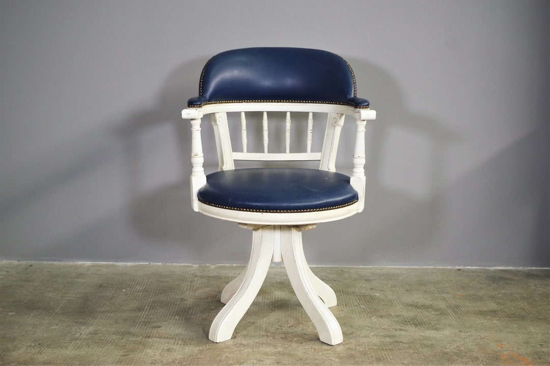 80's Sailor Style Swivel Chair - Etsy