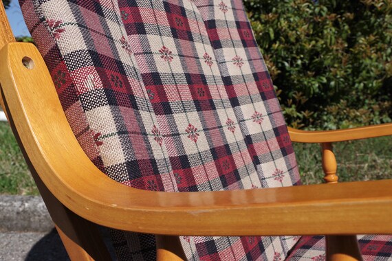 Pine Rocking Chair 1970s Etsy