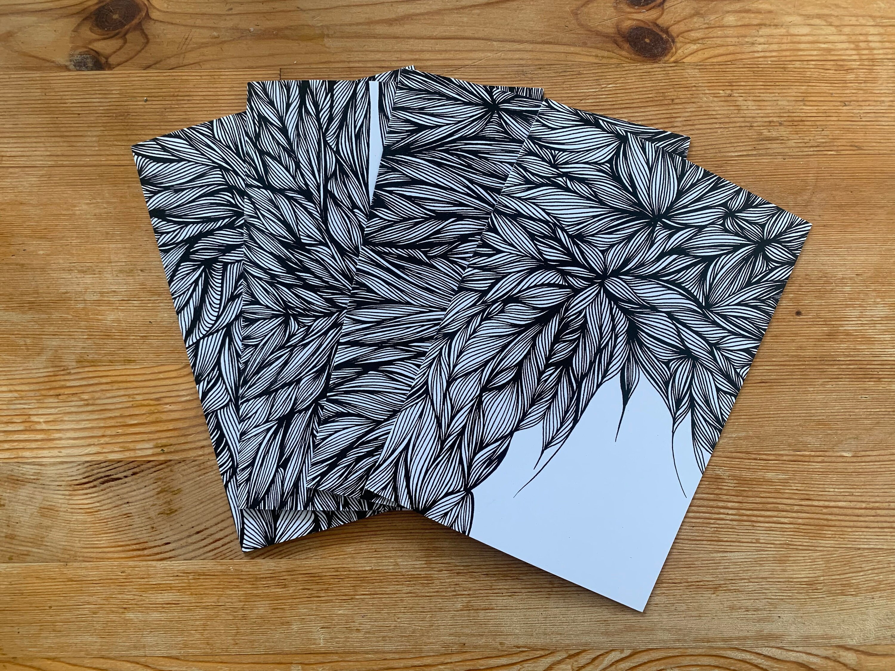 Card / Print line drawing design 2 Etsy