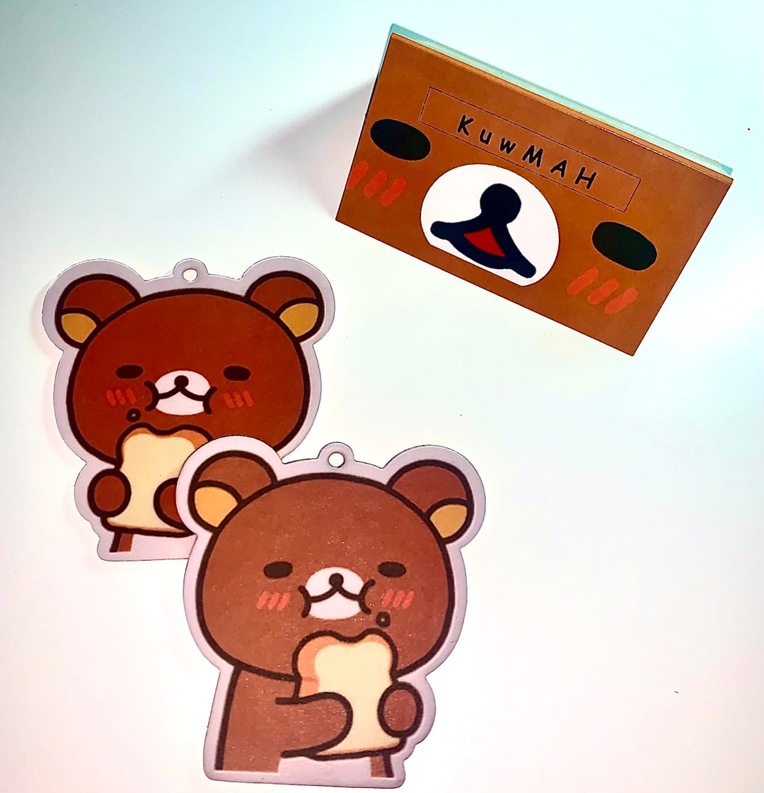 Rilakkuma Eating Bread Air Freshner Etsy