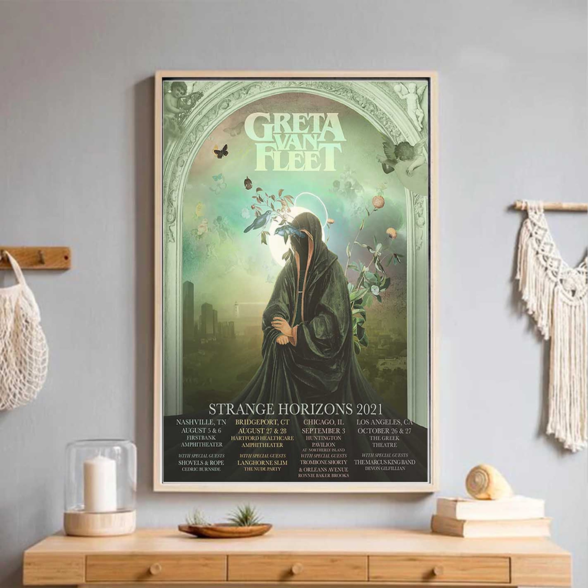 Strange Horizons Tour Poster, Greta Van Fleet Poster