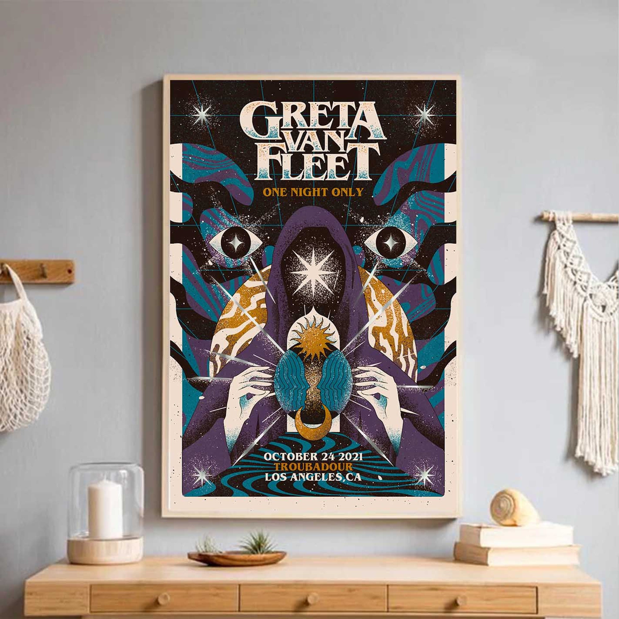 Greta Van Fleet Poster, Living Home Decor