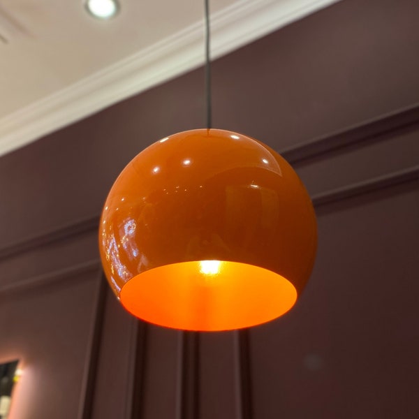 Orange Pendant Light, Colourful Pendant, Modern Pendant Lamp, Minimalist Pendant, Decorative Pendant, Colourful Lighting, Modern Home Decor