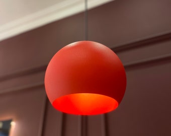 Red Pendant Light, Colourful Pendant, Modern Pendant Lamp, Minimalist Pendant, Decorative Pendant, Colourful Lighting, Modern Ceiling Light