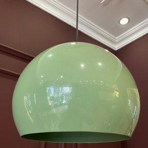 Mint Green Pendant Light, Colored Pendant, Minimalist Pendant Lamp ...
