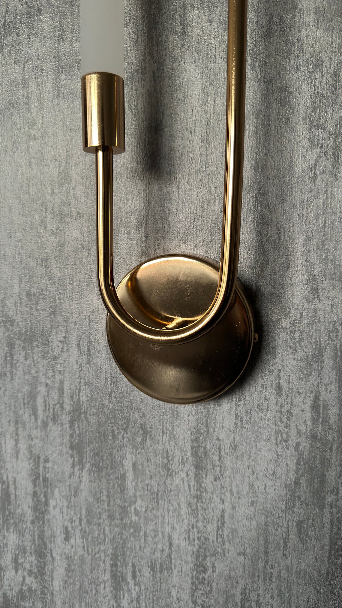 Gold Wall Light, Minimalist Wall Light, Bedroom Wall Sconce, Led Wall ...