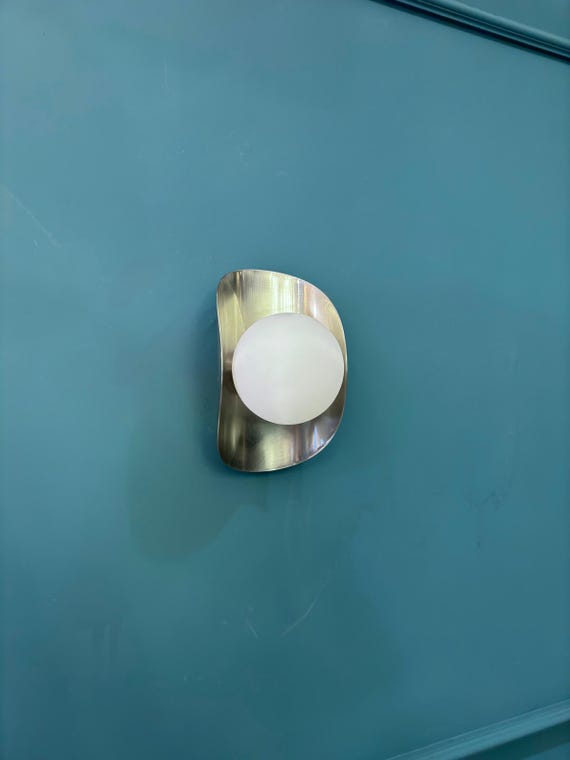 Silver Sconces, Modern Wall Light, Minimalist Wall Sconce, Modern Home Decor, Elegant Light, Contemporary Wall Sconce, Mid Century Style