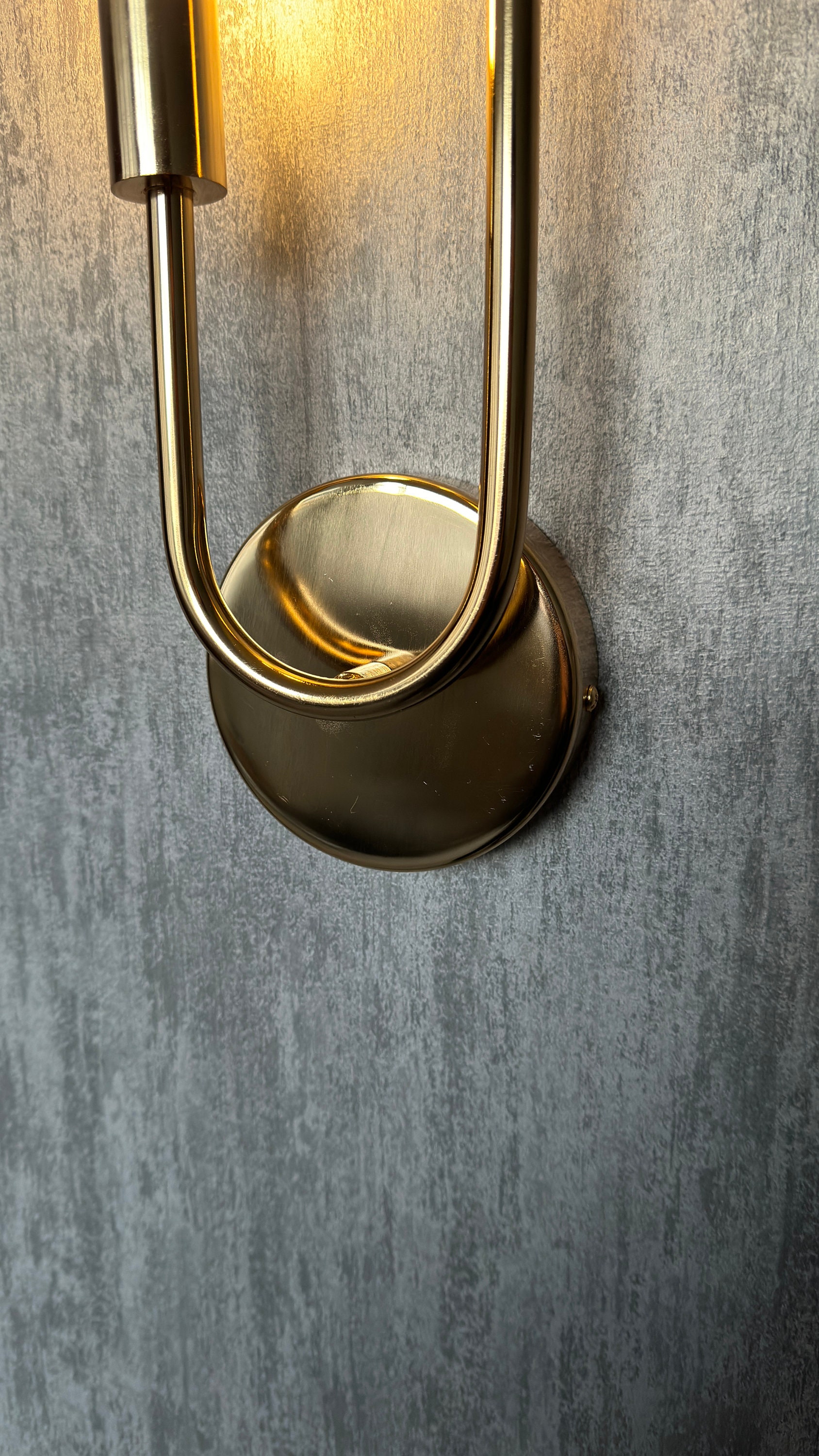 Gold Wall Light, Minimalist Wall Light, Bedroom Wall Sconce, Led Wall ...