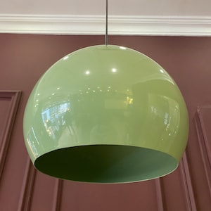 Mint Green Pendant Light, Colored Pendant, Minimalist Pendant Lamp ...