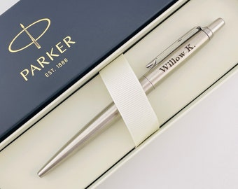 Engraved Parker Pen, Personalized Pen, Graduation Gift, Teacher Gift, Doctor Gift, Police Officer Gift, PhD Gift, Lawyer Gift~