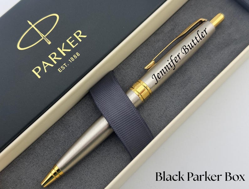 Custom Engraved Luxury Parker Aster Pen in Parker Box
