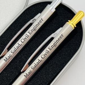 Custom Engraved Mechanical Pencil Set – Engineer Graduation Gift