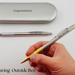 Custom Engraved Mechanic Pencils Set in Engraved Box