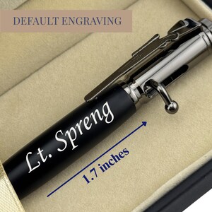 Custom Engraved Bolt Action Bullet Pen