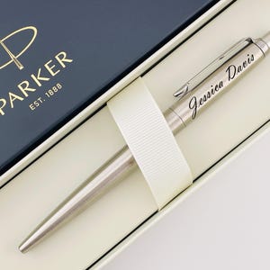 Personalized PARKER JOTTER Pen, Custom Ballpoint Pen, Anniversary Gift, Birthday Gift, Coworker Gift, Wedding Gift, Groomsmen Gift