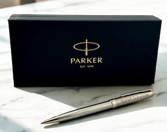 Engraved Luxury Parker Sonnet Pen, Premium Quality Parker Pen, High-End Office Gift, Birthday Gifts for Executives