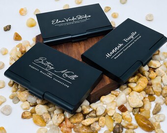 Engraved Business Card Holder for Financial Directors, Personalized Gift for Finance Leaders, Recognizing Executive Achievements