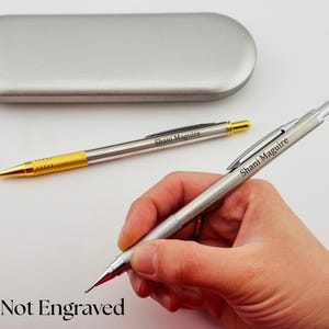 Custom Engraved Mechanic Pencils Set in Engraved Box