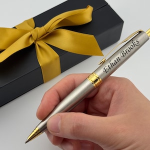 Custom Engraved Luxury Parker Aster Pen in Parker Box