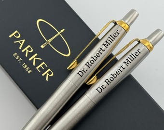 Engraved Parker Pen set, University Graduation Gift, PhD Graduation Gift, Graduation Gift for Professor, Gift for Mentor