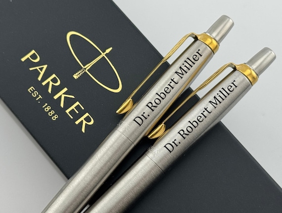 Engraved Parker Pen Set, University Graduation Gift, Phd