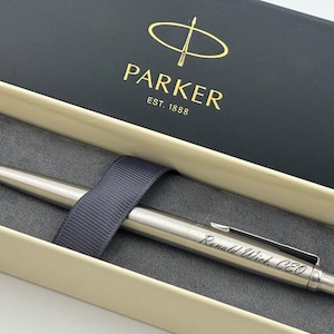 Engraved Parker Pen for CEO, Company Anniversary Gift, Business Anniversary Gift, Custom Gifts for Company Grand Opening