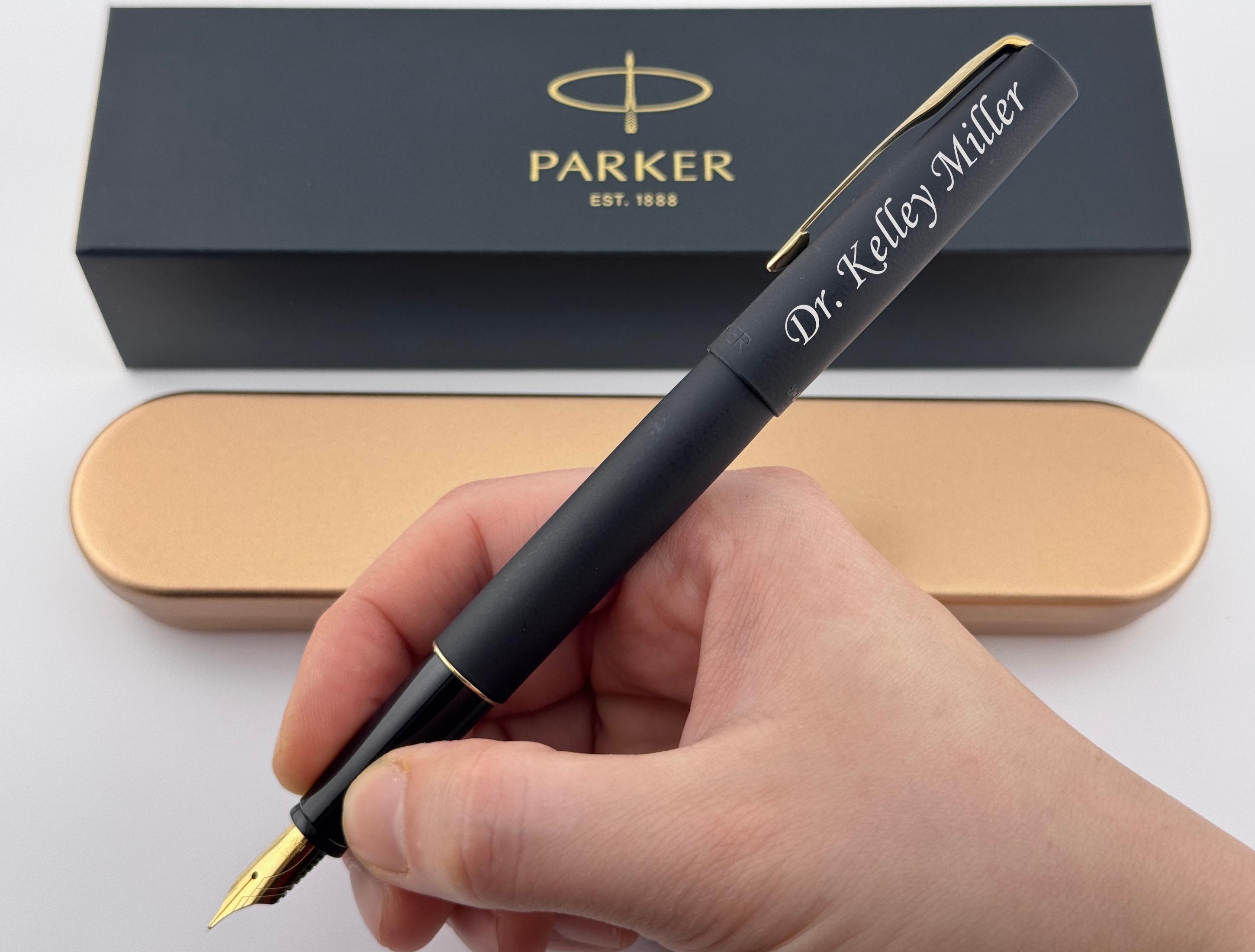 Custom Parker Fountain Pen in Box - Phd Graduation Gift, New