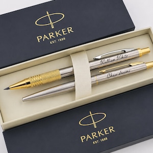 Personalized Parker Pen and Mechanic Pencil Set, Personalized Corporate Gifts for Executive Clients, Client Appreciation Gifts