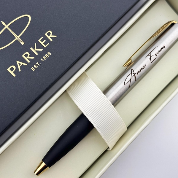 Engraved Parker Frontier Pen – Doctor’s Day Gift, Personalized Name Pen, Gifts for Physicians, Medical Appreciation Gift