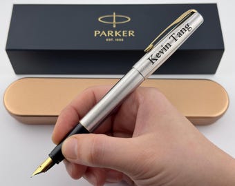 Engraved Parker Fountain Pen – Employee Award Gift, Service Anniversary, Work Recognition, Retirement Gift, Corporate Gift