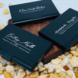 Engraved Business Card Holder for Financial Directors, Personalized Gift for Finance Leaders, Recognizing Executive Achievements