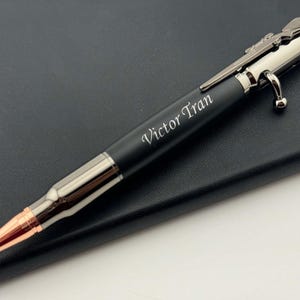 Custom Engraved Bolt Action Bullet Pen