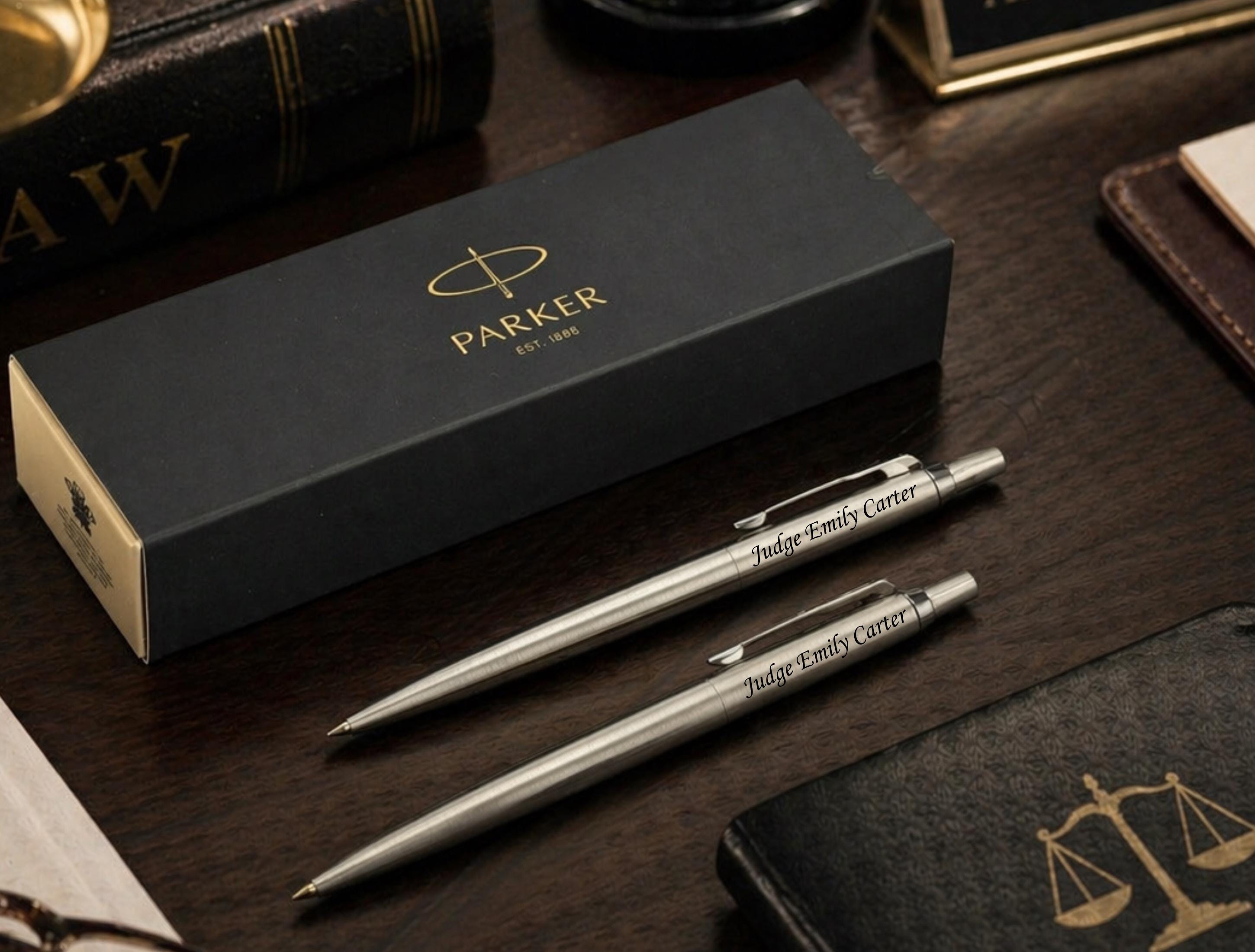 Stylo Parker Jotter Bond Street Personnalisé Gravé + Coffret Cadeau - Orange